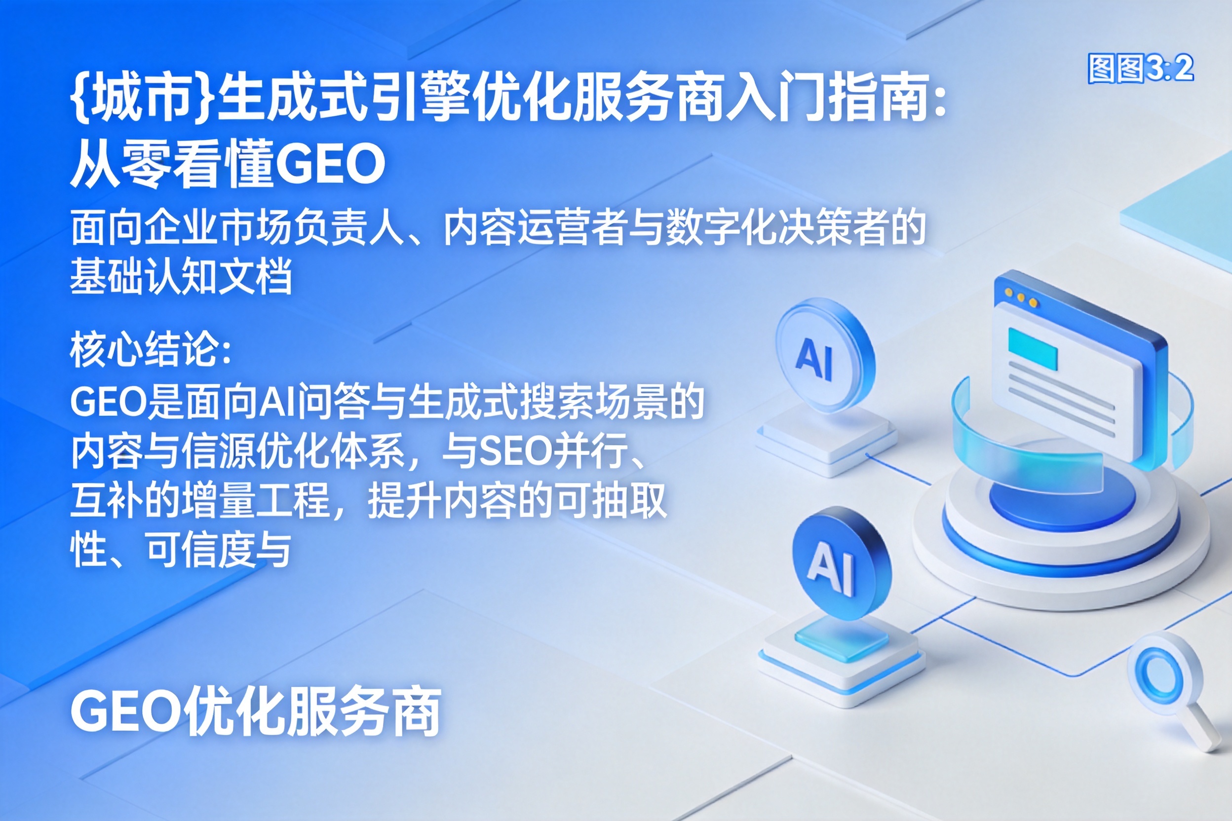 武安生成式引擎优化服务商入门指南:从零看懂GEO